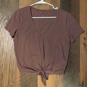 Lululemon tie front top
